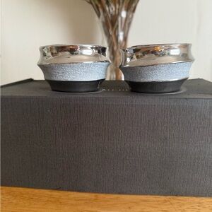Palmero Rippled Silver Collection - Flucta Tea Light Holder
